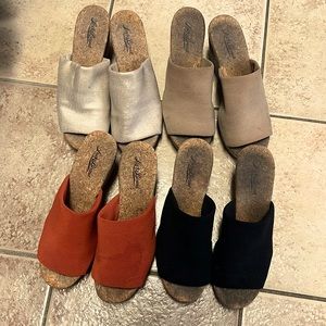 4 pairs $24 each Black - Gold - Orange - Tan